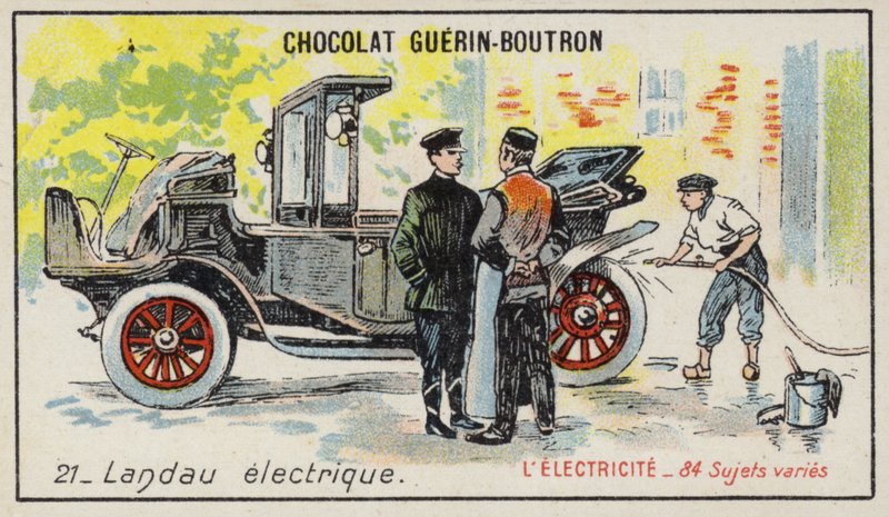 Elektromos Landau (chromolitho) alkotó: French School