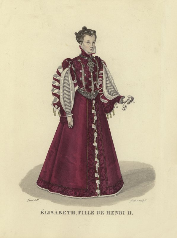 Valois-i Erzsébet, II. Henrik francia király lánya alkotó: French School