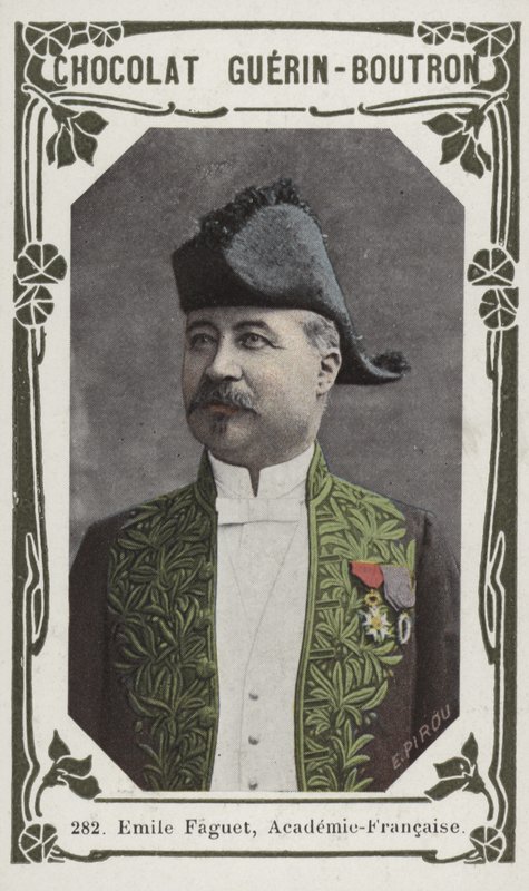 Emile Faguet, Academie-Francaise (színes fotó) alkotó: French School
