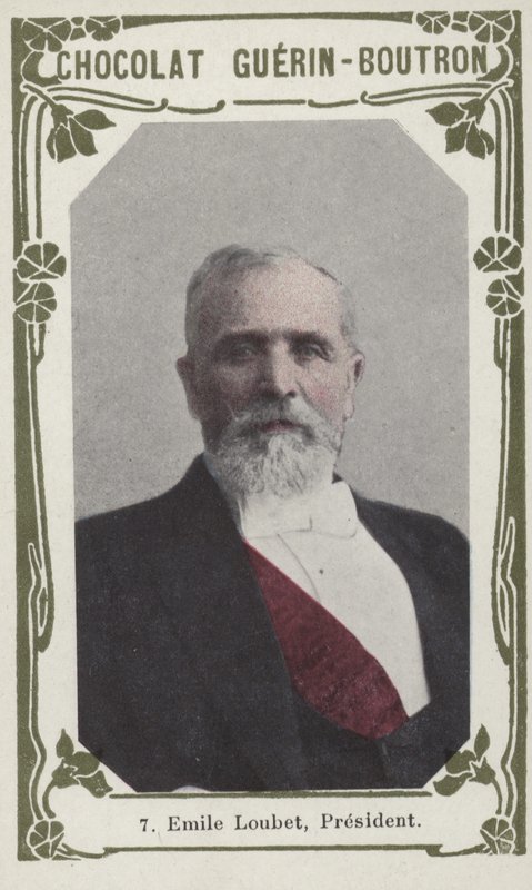 Emile Loubet elnök (színes fotó) alkotó: French School