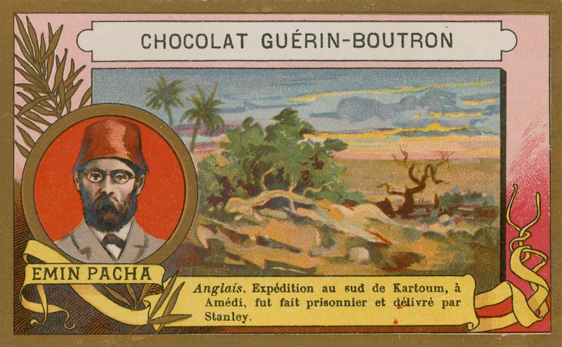Emin pasa, az egyiptomi Equatoria tartomány kormányzója. alkotó: French School