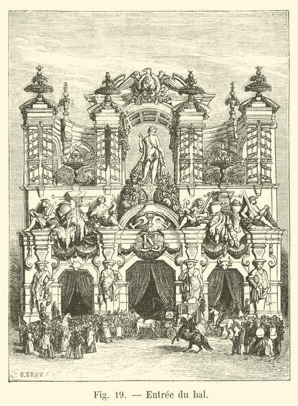 belépés a bálba alkotó: French School