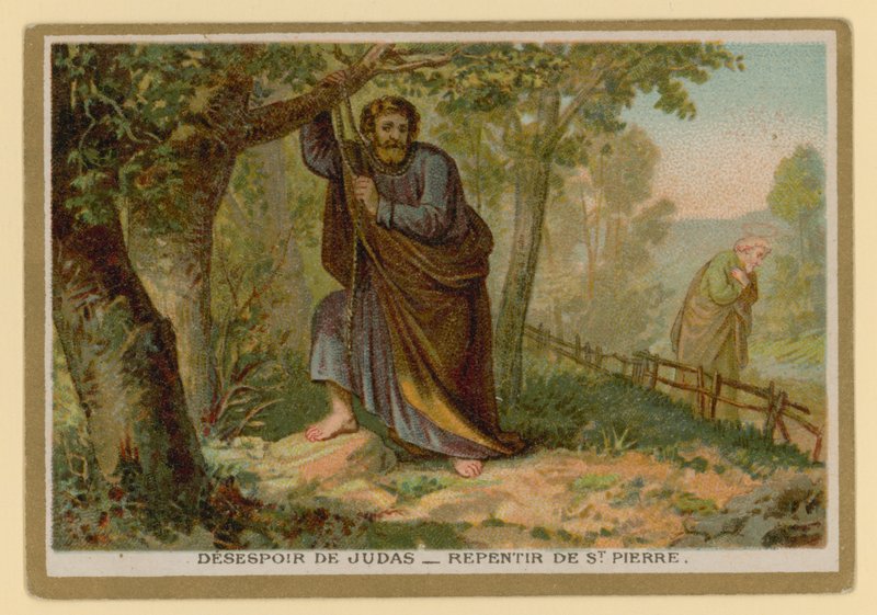 Epizód Jézus Krisztus életében (chromolitho) alkotó: French School