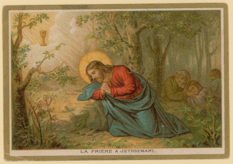 Epizód Jézus Krisztus életében (chromolitho) alkotó: French School