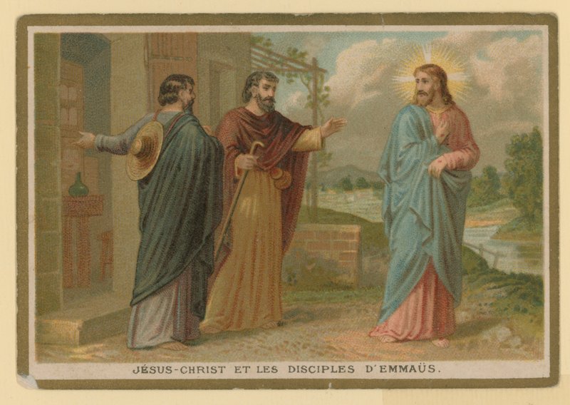Epizód Jézus Krisztus életében (chromolitho) alkotó: French School