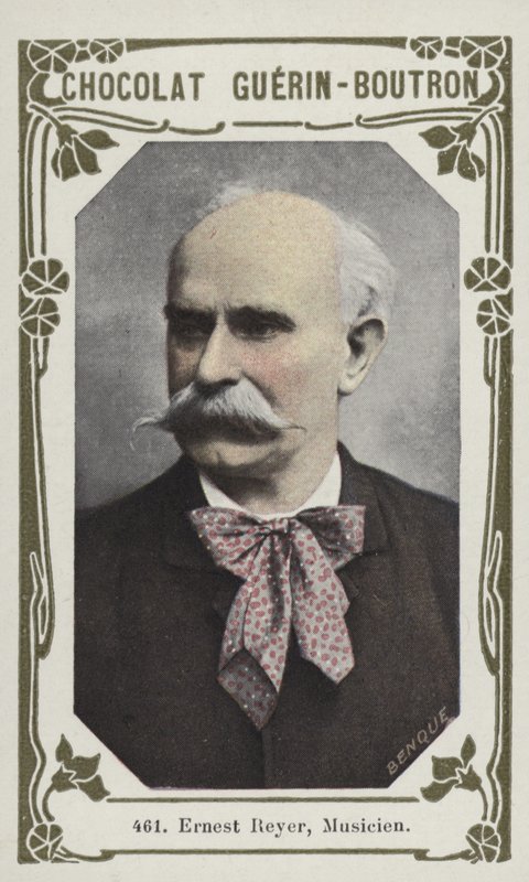 Ernest Reyer, zenész (színes fotó) alkotó: French School