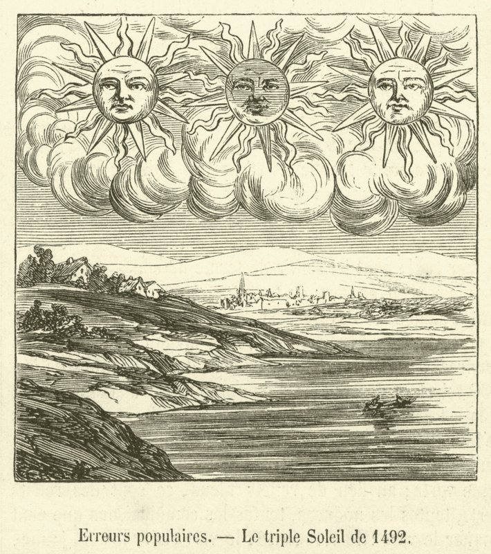 Népszerű hibák, 1492 hármas napja (metszet) alkotó: French School