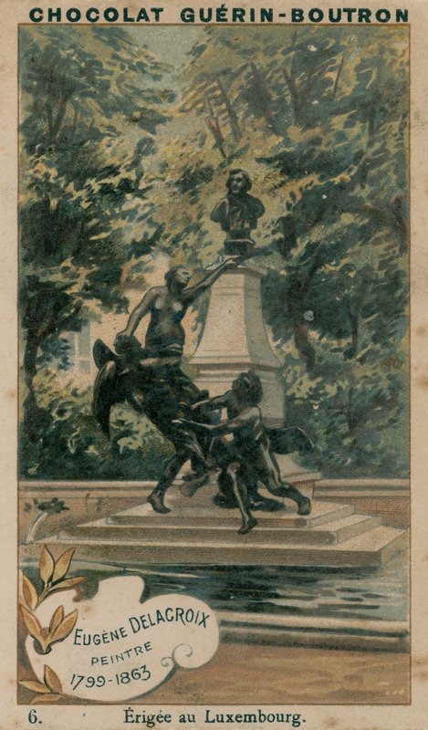 Eugene Delacroix, festő, 1799-1863, felállított Luxembourgban alkotó: French School