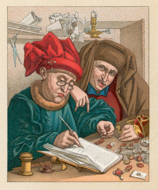 Európa középkori jelmez alkotó: French School