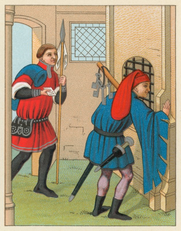 Európa középkori jelmez alkotó: French School