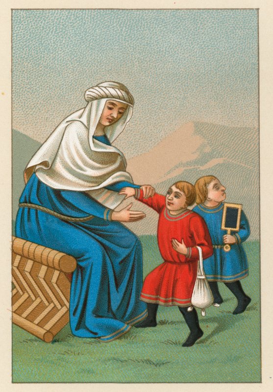 Európa középkori jelmez alkotó: French School