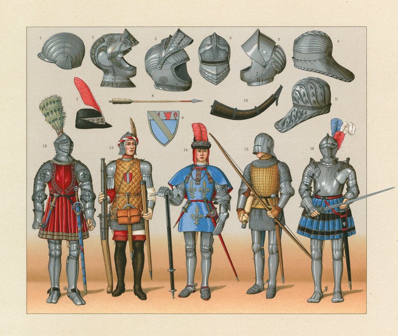 Európa XV-XVI. századi jelmez alkotó: French School