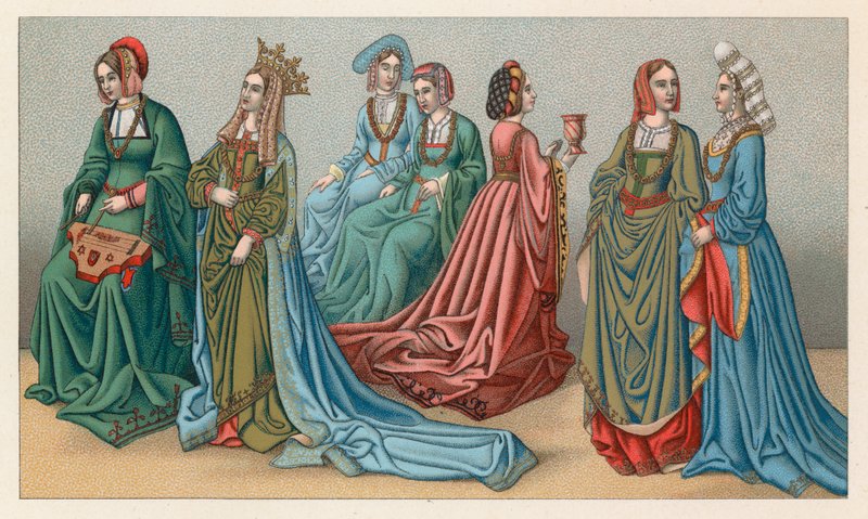 Európa XV-XVI. századi jelmez alkotó: French School