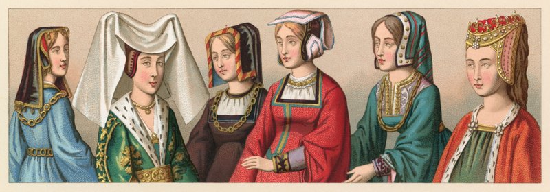 Európa XV-XVI. századi jelmez alkotó: French School