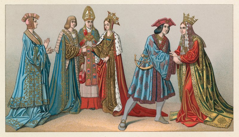 Európa XV-XVI. századi jelmez alkotó: French School