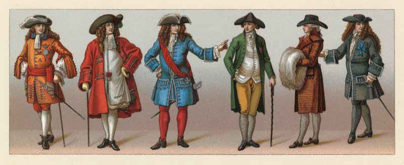 Európa XVII-XVIII. századi jelmez alkotó: French School
