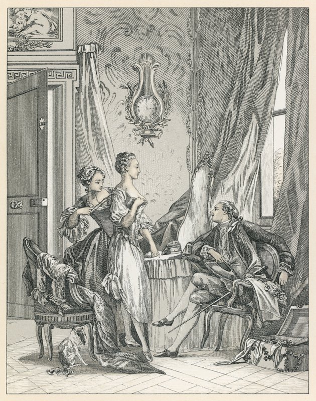 Európa XVIII. századi jelmeze alkotó: French School