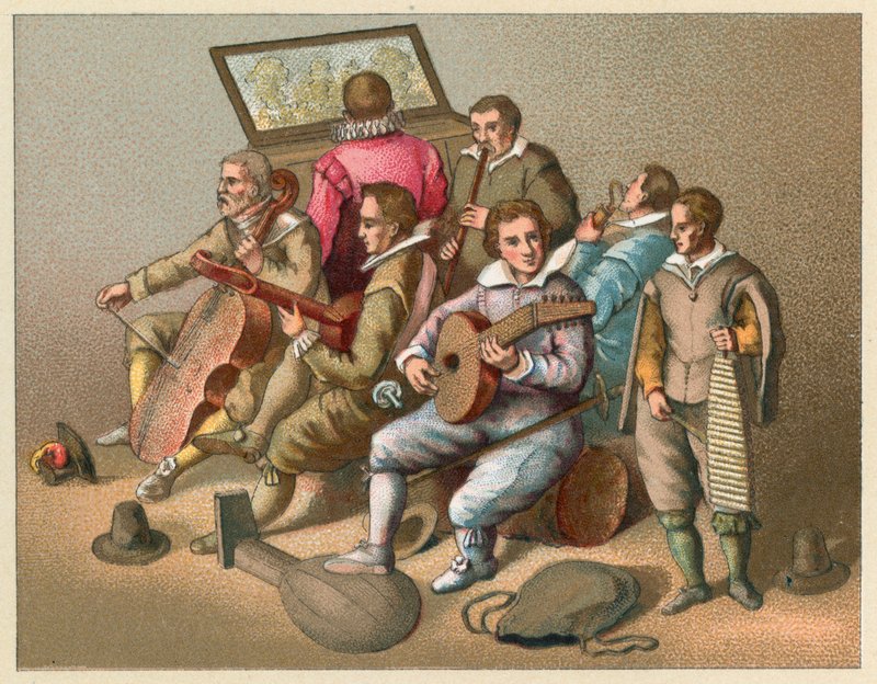 Európa XVII. századi jelmeze alkotó: French School
