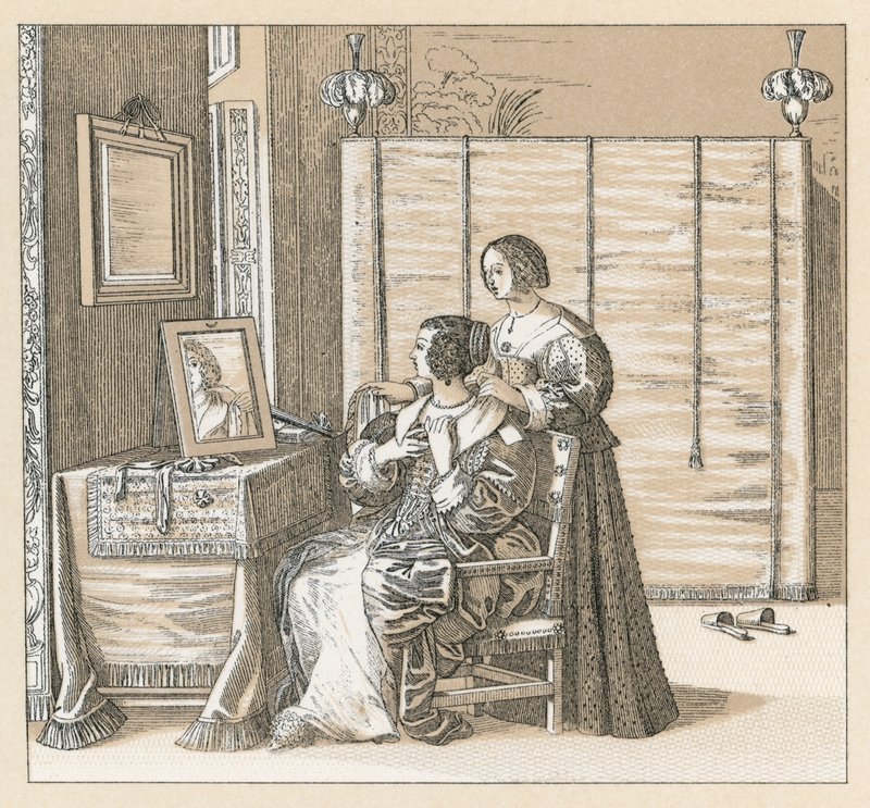 Európa XVII. századi jelmeze alkotó: French School