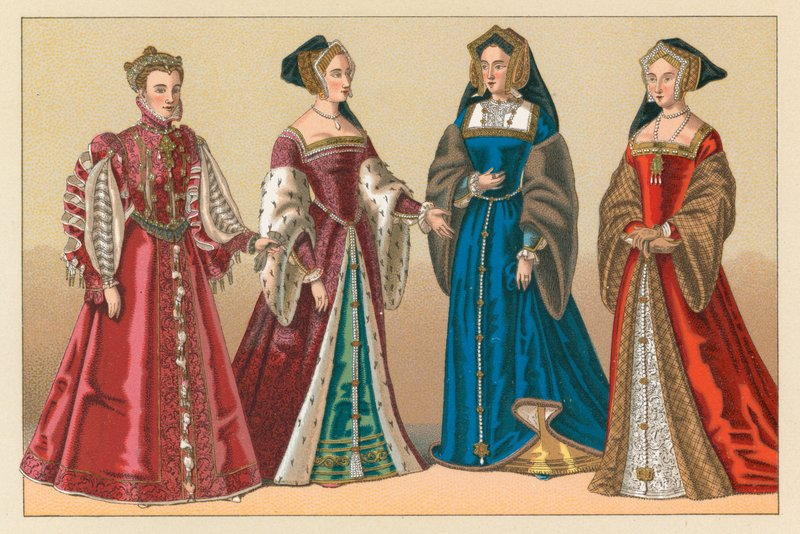 Európa XVI. századi viselet alkotó: French School