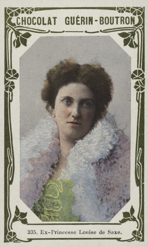 Louise szász volt hercegnő (színes fotó) alkotó: French School
