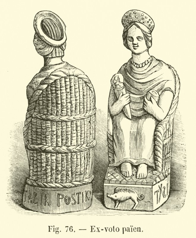 pogány ex-voto alkotó: French School
