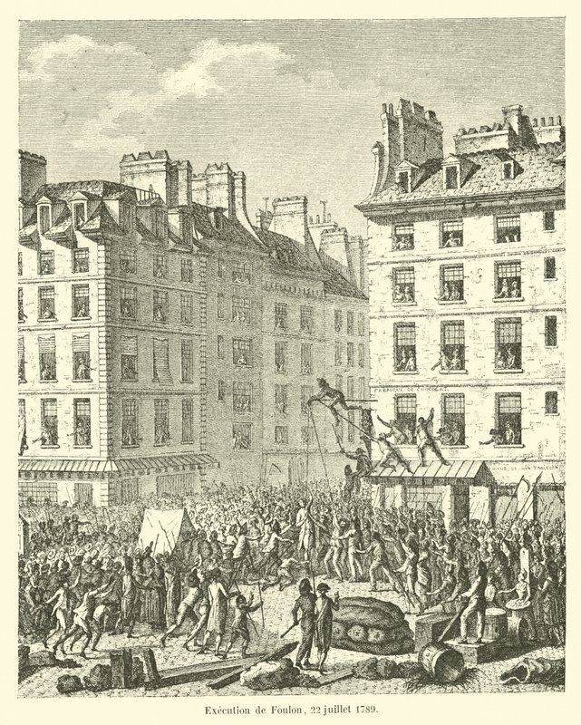 Foulon kivégzése, 1789. július 22 alkotó: French School