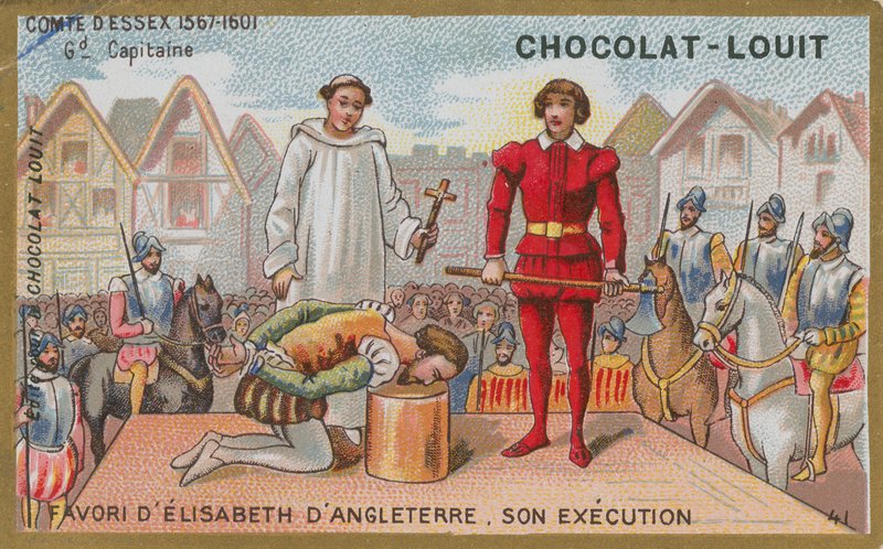 Essex grófjának kivégzése, 1601 alkotó: French School