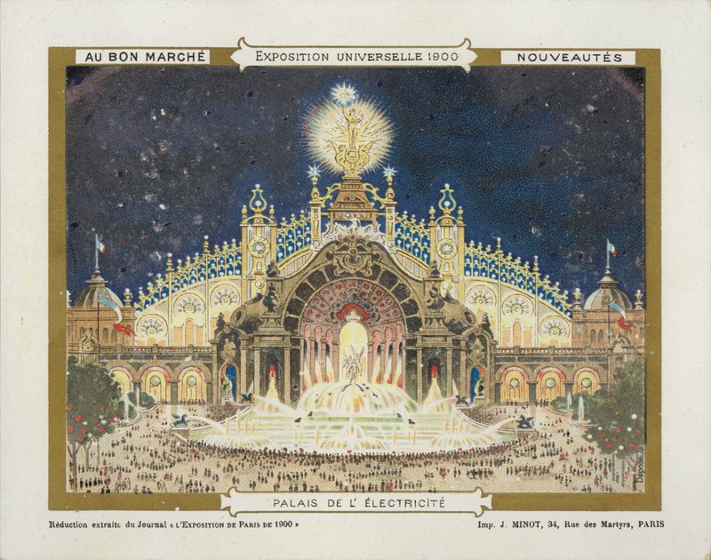 Univerzális kiállítás 1900 Elektromos alkotó: French School