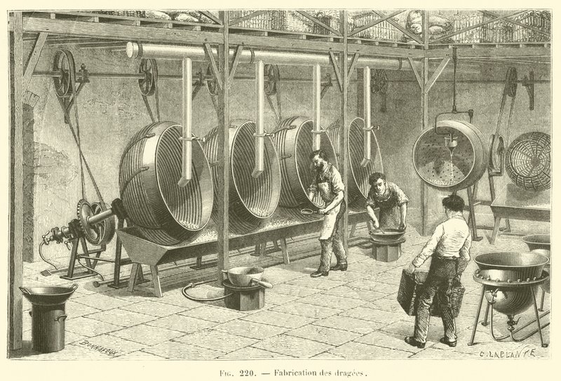 Fabrication des drazsé (gravírozás) alkotó: French School