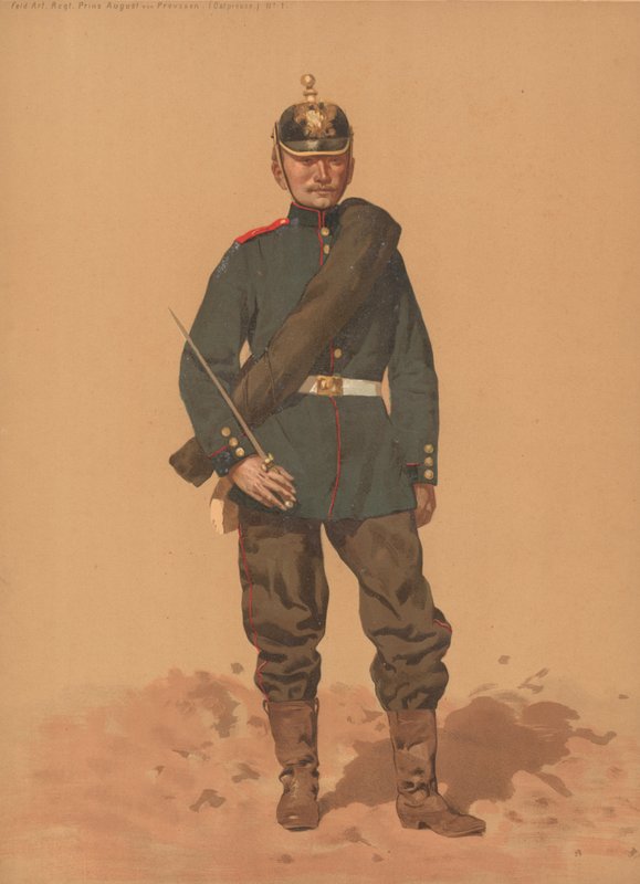 Field Art Regt August porosz herceg, Kelet-Poroszország, 1. sz alkotó: French School