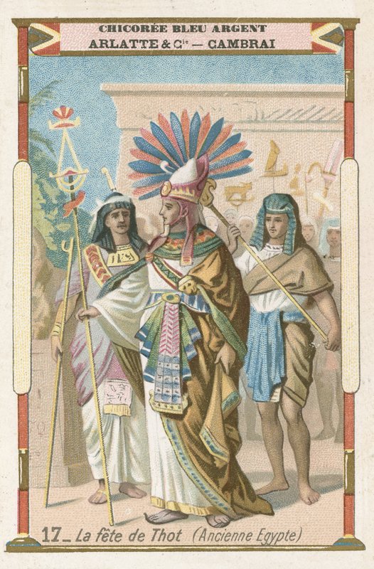 Thoth ünnepe, az ókori Egyiptom alkotó: French School