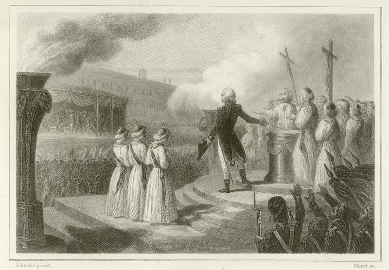 Föderáció ünnepe, 1790. július 14 alkotó: French School