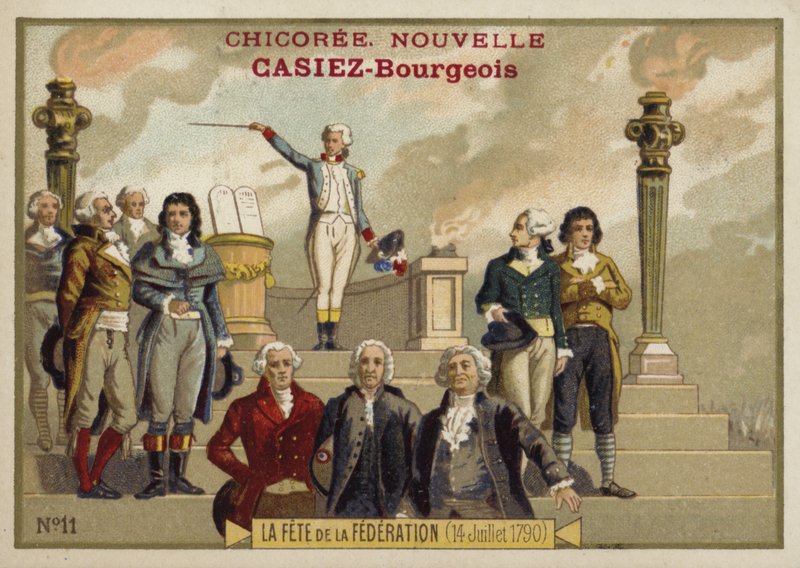 Fete de la Federation, francia forradalom, 1790. július 14 alkotó: French School