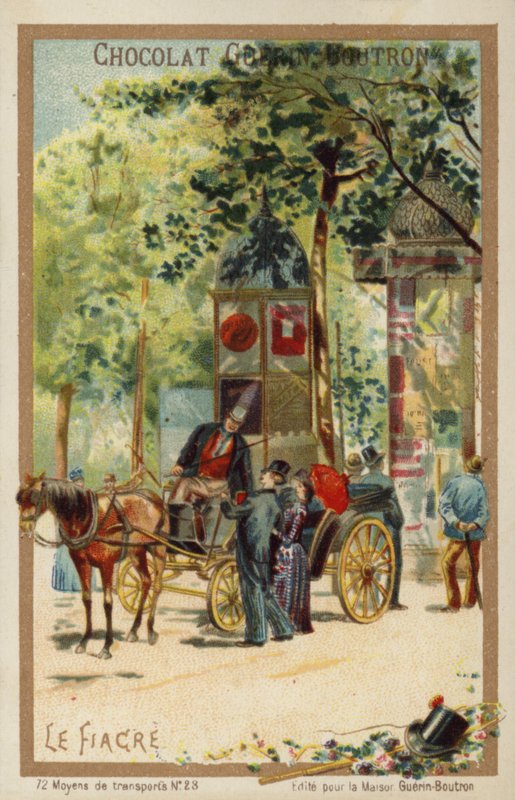 kocsi (chromolitho) alkotó: French School