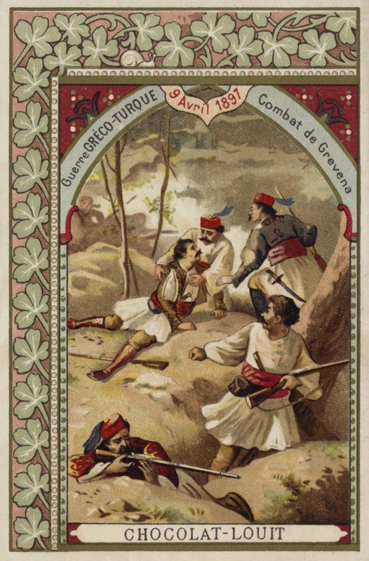 Harcok Grevenánál, görög-török háború, 1897. április 9 alkotó: French School