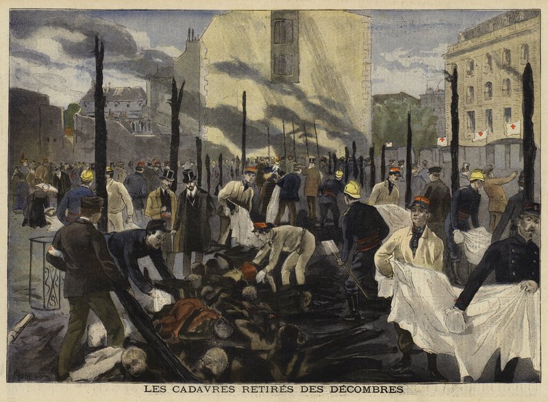 Tűz a Bazar de la Charite-ban, Párizs, 1897 alkotó: French School
