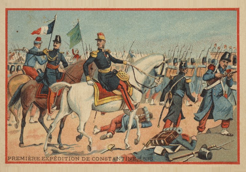 Az első francia expedíció Konstantinhoz, 1836 alkotó: French School