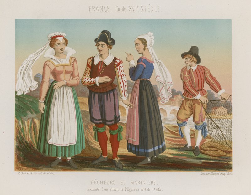 Halászok és tengerészek alkotó: French School