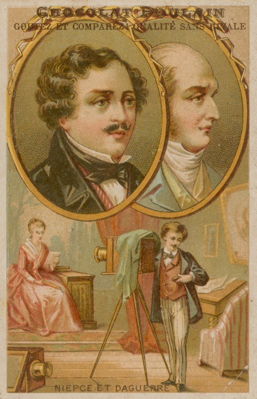 A fotózás alapítói Niepce és Daguerre fotóssal alkotó: French School