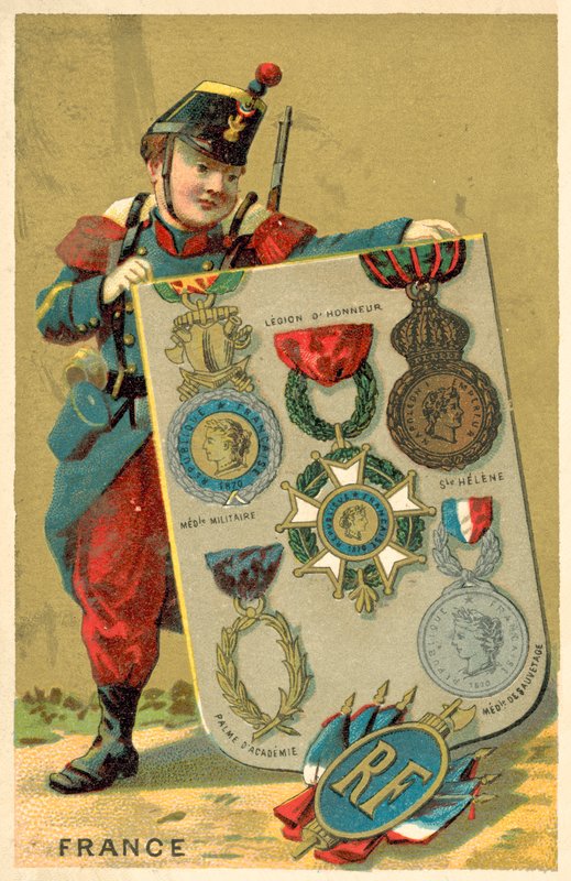 Franciaország (chromolitho) alkotó: French School