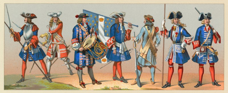 Franciaország XVII-XVIII. századi jelmez alkotó: French School