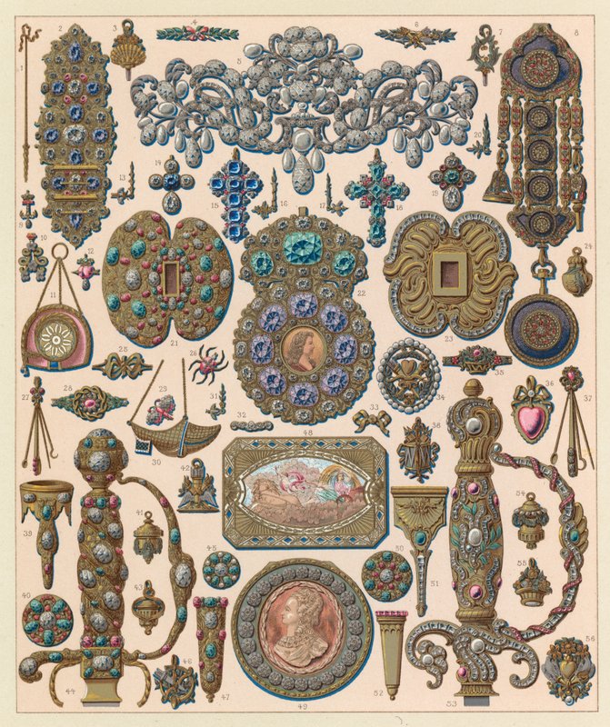 Franciaország XVIII. századi jelmez alkotó: French School
