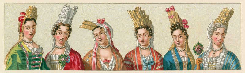 Franciaország XVII. századi jelmez alkotó: French School