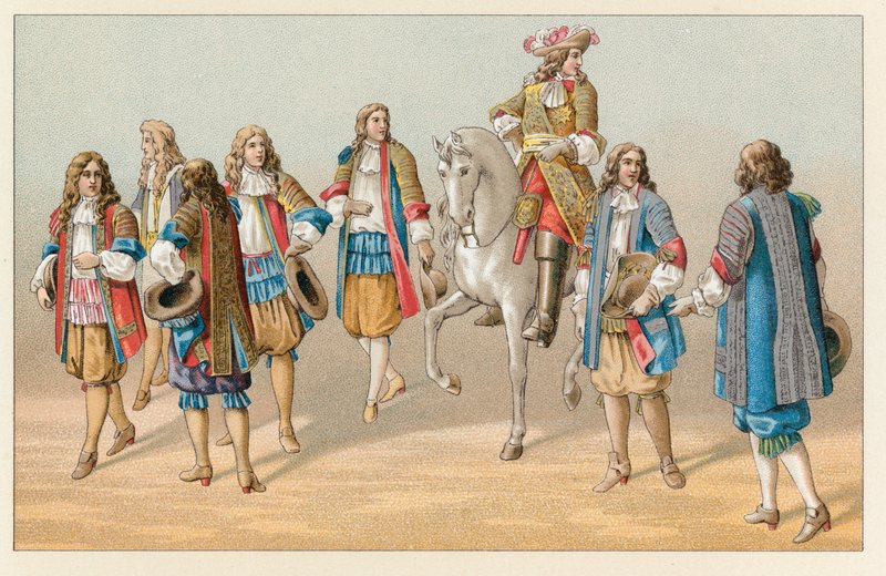 Franciaország XVII. századi jelmez alkotó: French School