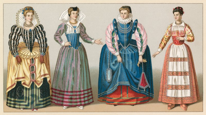 Franciaország XVI. századi jelmez alkotó: French School