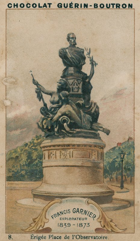 Francis Garnier, felfedező, 1839-1873, Erigee Place de lObservatoire alkotó: French School
