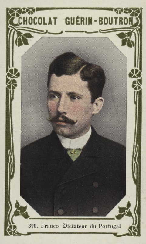 Franco, Portugália diktátora (színes fotó) alkotó: French School