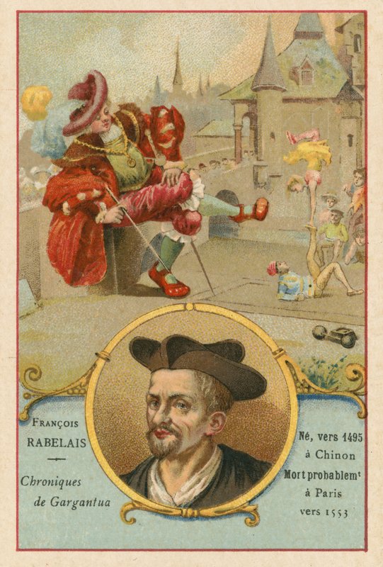 Francois Rabelais francia író alkotó: French School