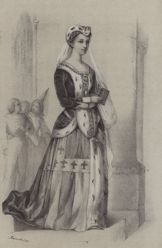 Francoise De Bretagne, Bretagne hercegnője (metszet) alkotó: French School